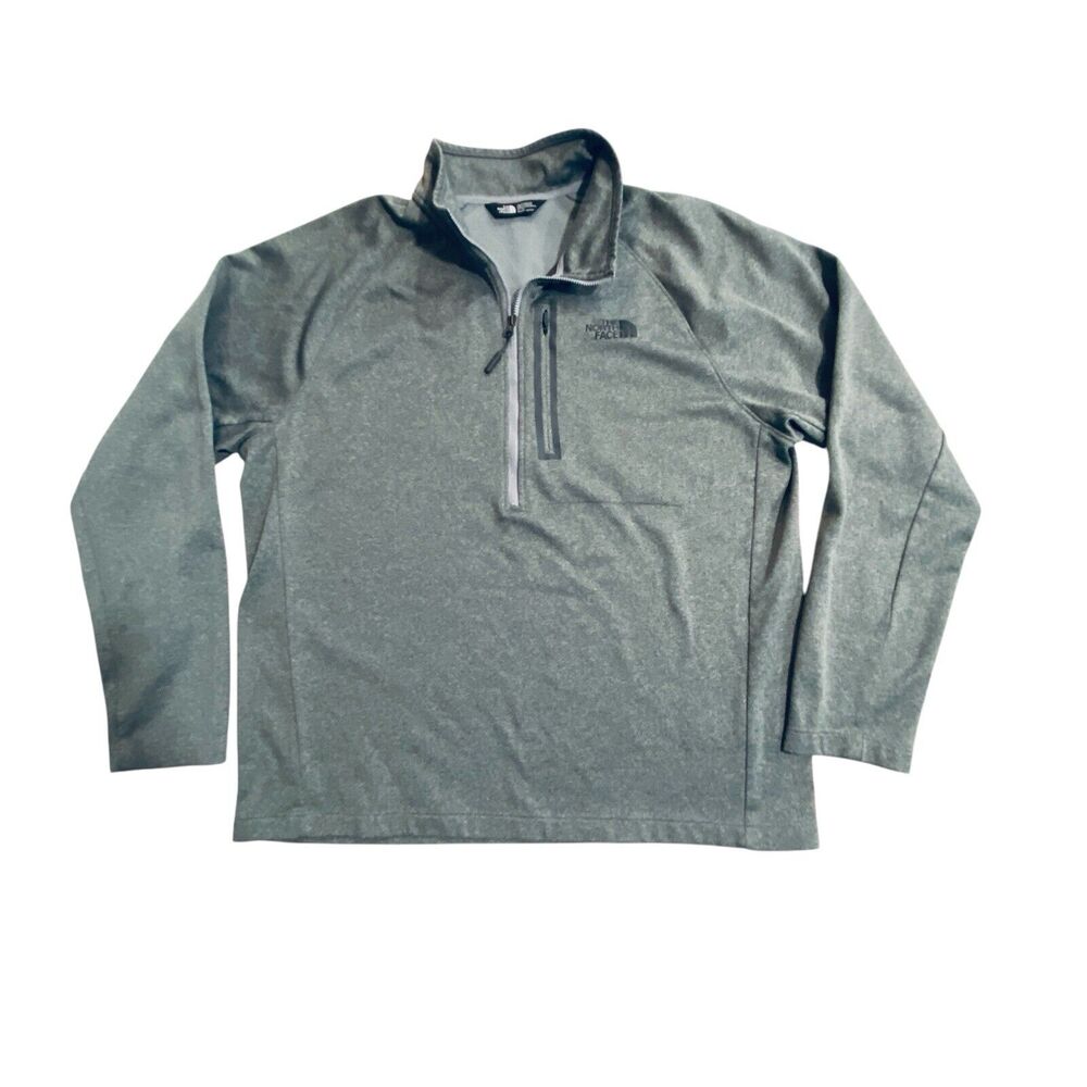 The North Face Mens 1/4 Zip Pullover Jacket Size XL Outdoor Hike Trail Pocket